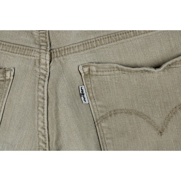 Levi's 311 Shaping Skinny Button Fly Stretch Denim Jeans Beige Size 30 Casual - Picture 8 of 16